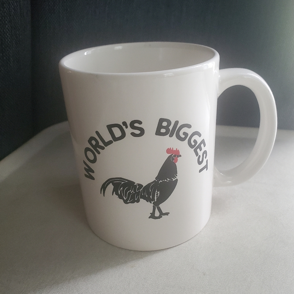 Worlds Biggest/rooster Mug/large Tea Or Coffee Cup/ CultureFly
